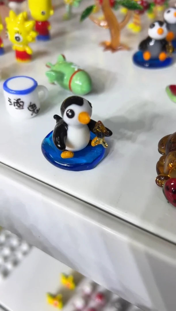 手工艺品琉璃企鹅