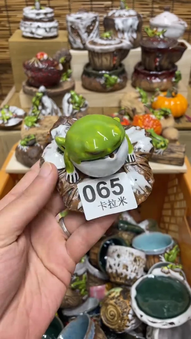 妙****人065精美粗陶手工柴烧