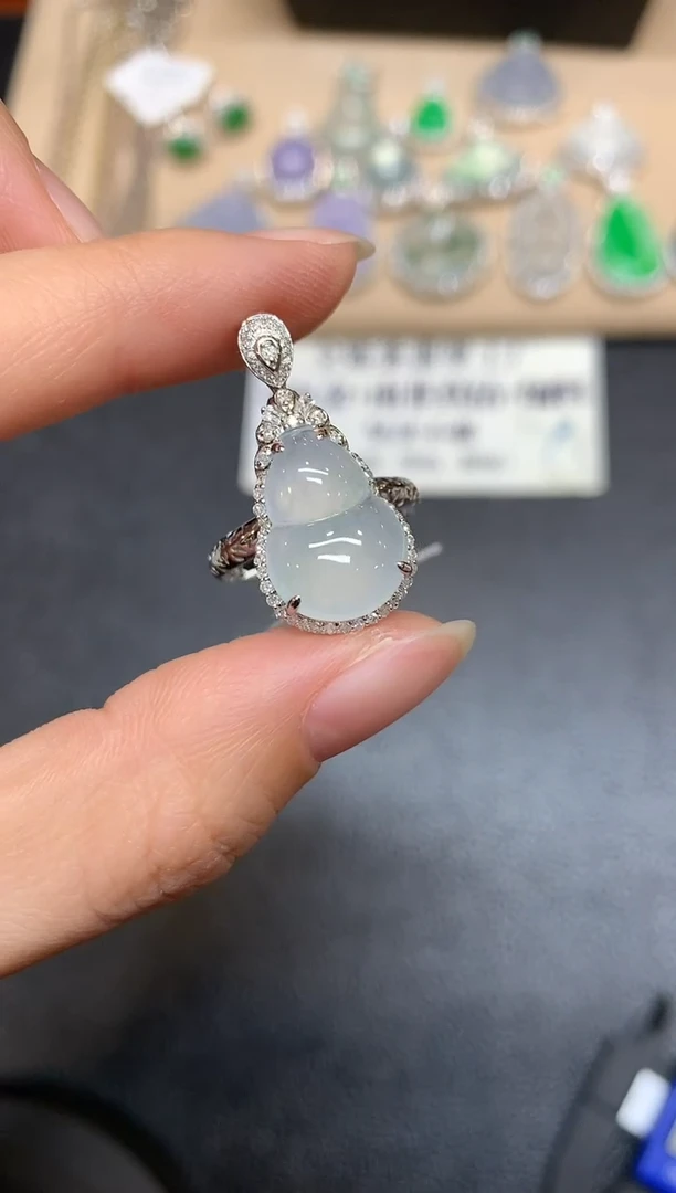 翡翠戒指18K金镶嵌【无服务费两用款