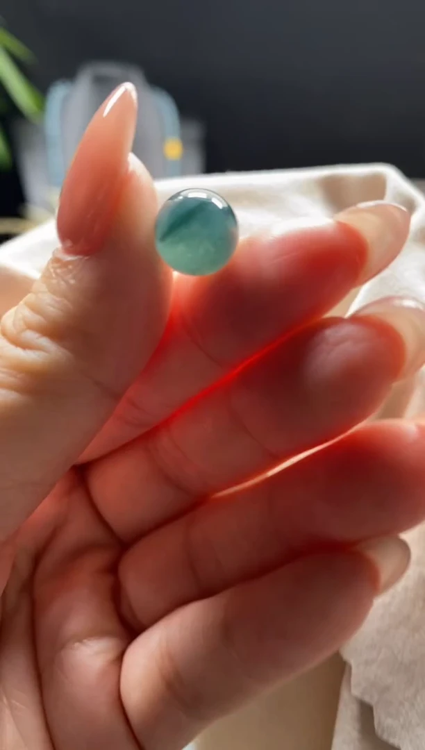 未镶嵌手链翡翠散珠卡10MM圆珠