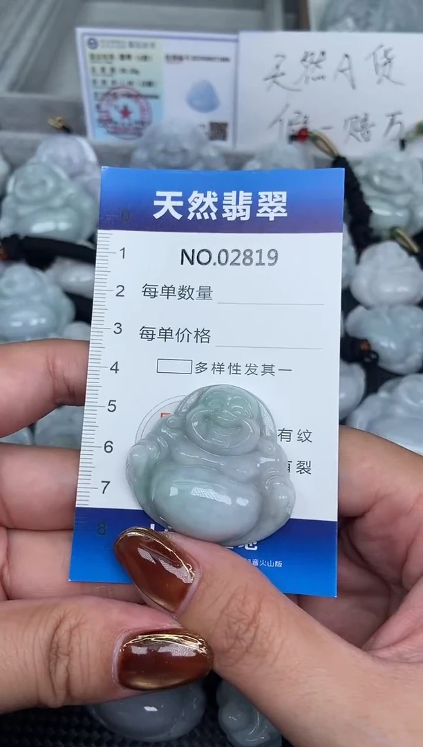 颈饰未镶嵌翡翠天然A货翡翠纯2819