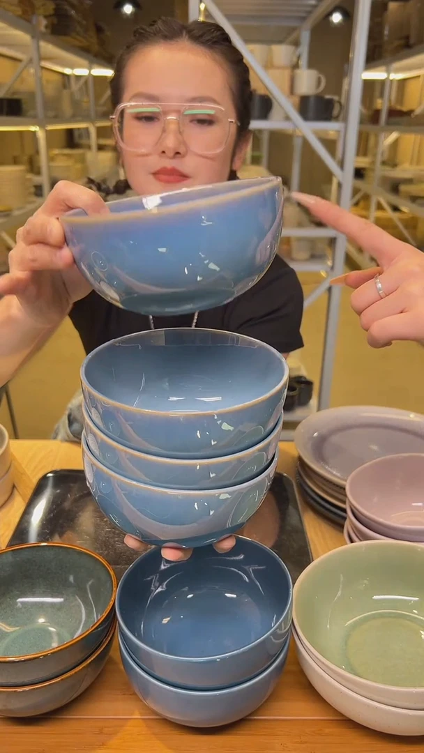 瓷307高温釉下彩陶瓷餐具