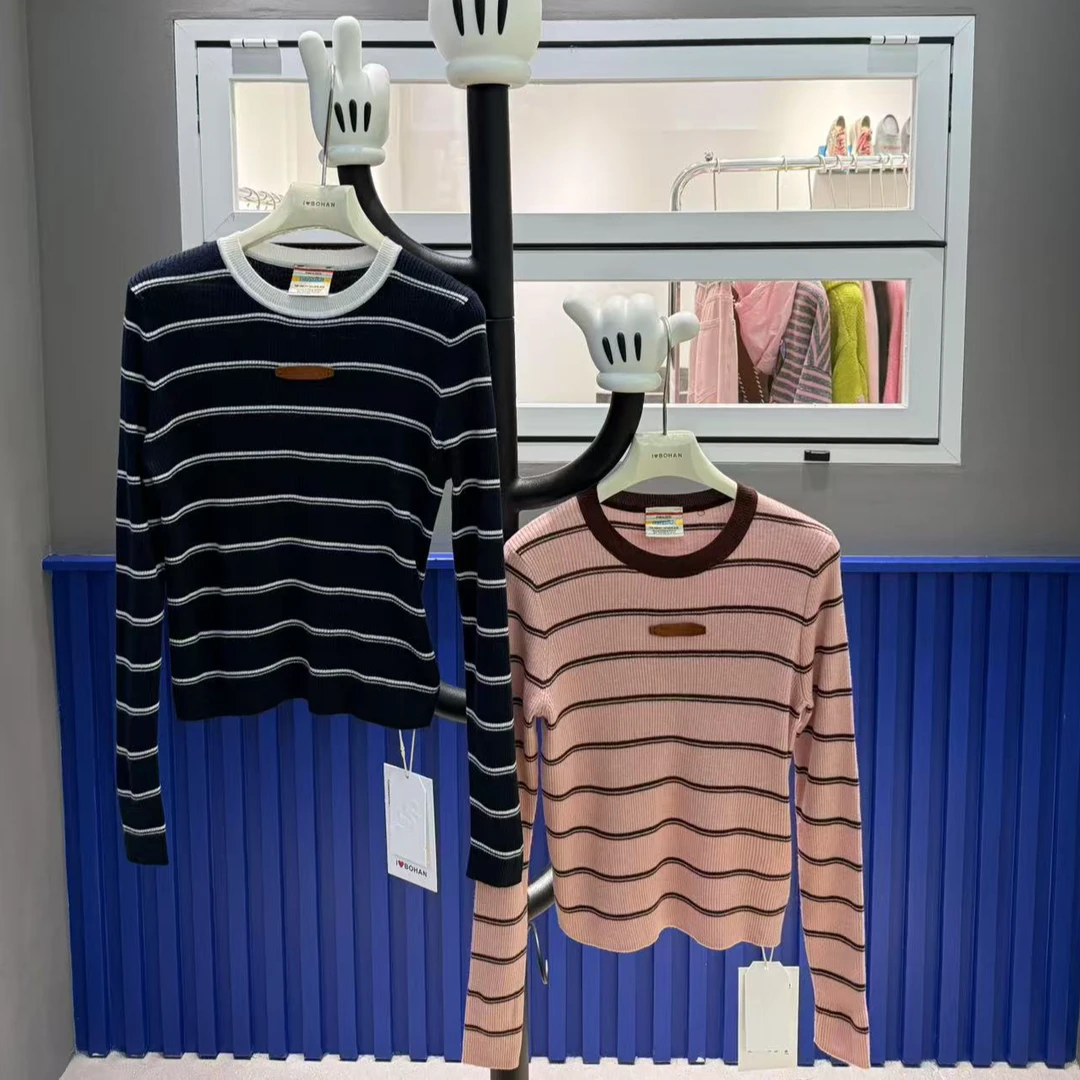 4653南油 BOHAN秀秀家10号米奇团队针织衫