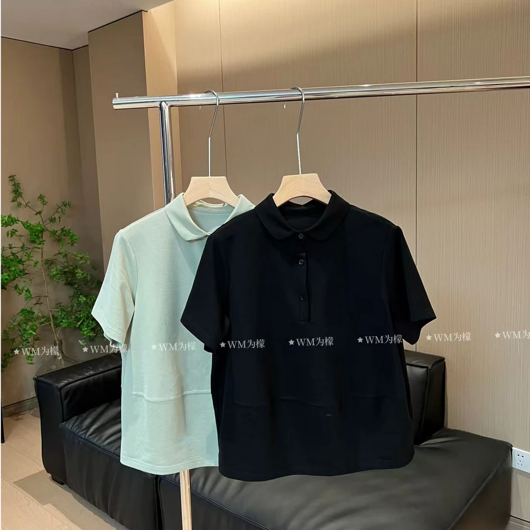 WMeng.【Polo短袖】韩货经典百搭立裁Polo领显瘦T