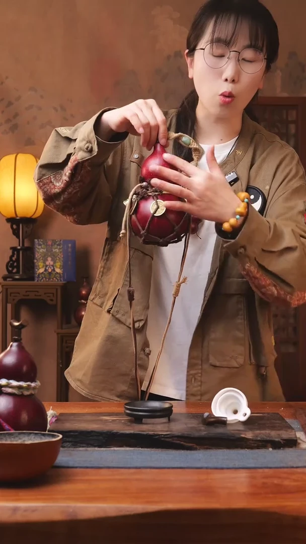 【闪购商品】126S号精品大漆葫芦防腐防渗装水茶酒