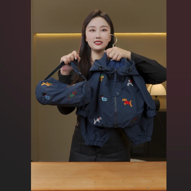 2025儿童春秋洋气时尚卡通小狗秋季套装潮流休闲运动28765