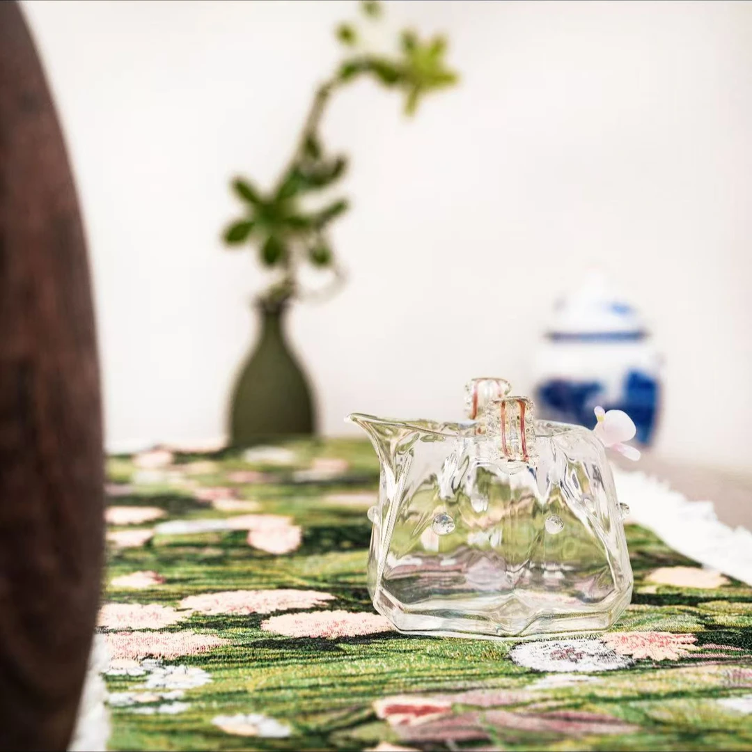 晶焱 幽梦玲珑杯 高硼硅 耐热玻璃 高端公道杯220cc新中式高档