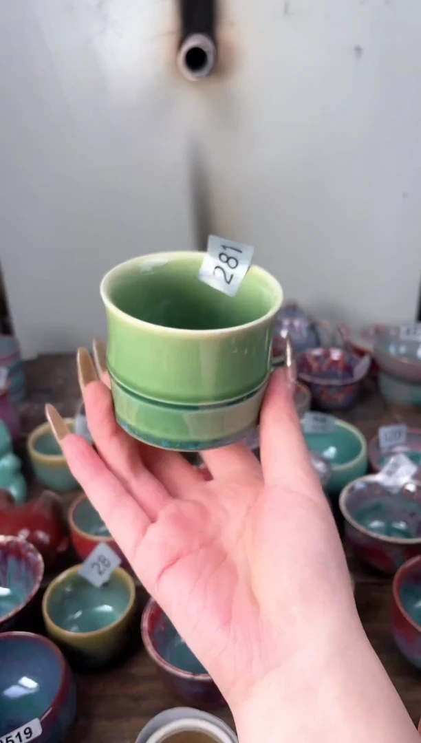 【闪购商品】摆件钧瓷手工茶器窑变