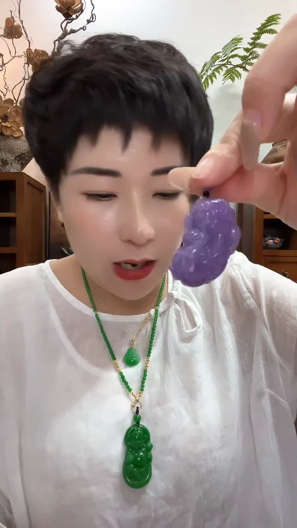 吊坠(赠链)合金翡翠383