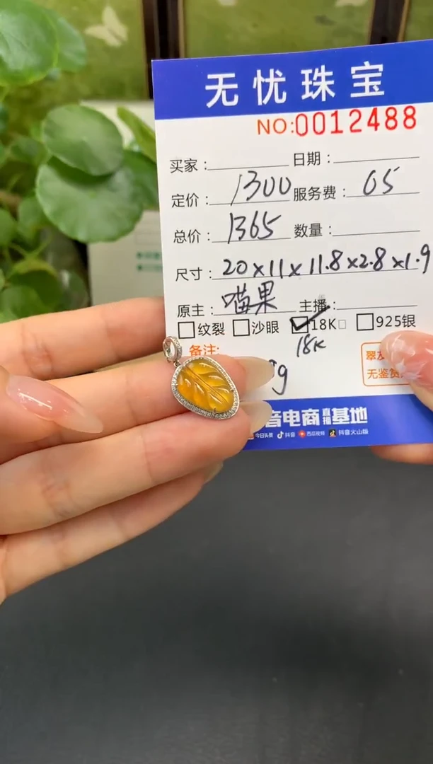 18K金镶嵌定制翡翠是****啊E767