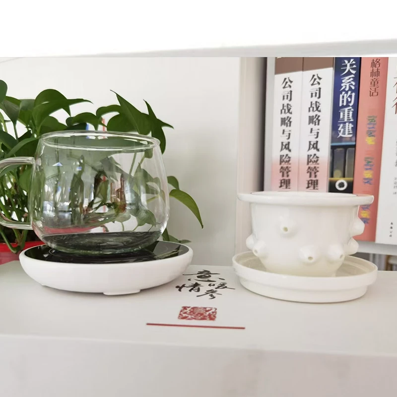 意暖情深恒温海参杯340*155mm陶瓷加热杯-乐秀恒温杯垫 ZS1