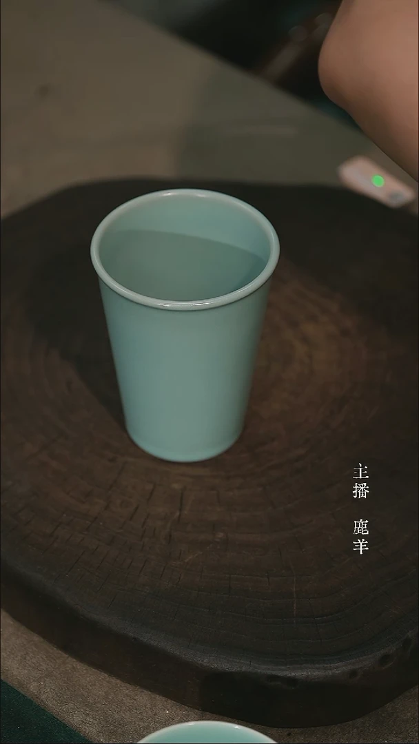 可乐杯-云端釉汝瓷-羊