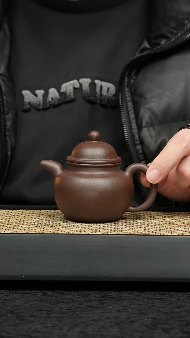 茶壶紫砂五堂 寿珍掇球
