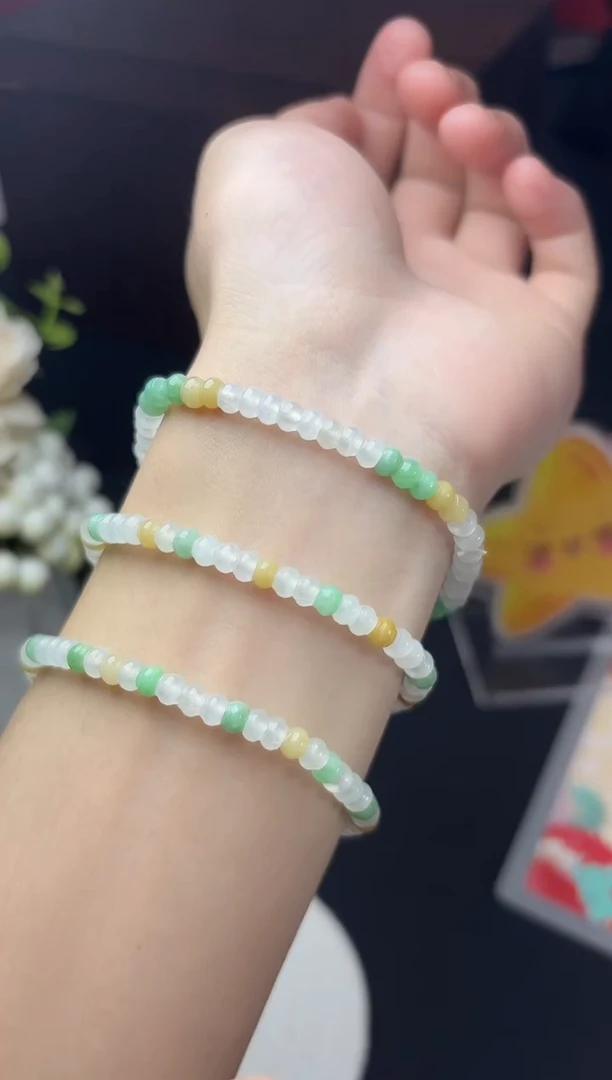 未镶嵌挂件翡翠YM811多宝手串/多样性发一件