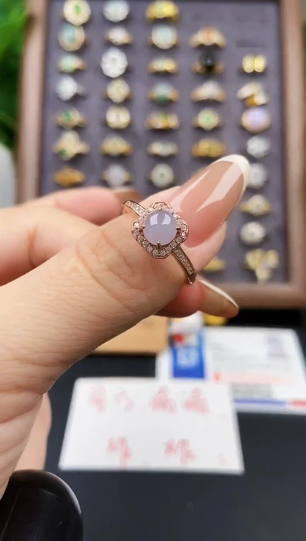 银S925镶嵌戒指翡翠21
