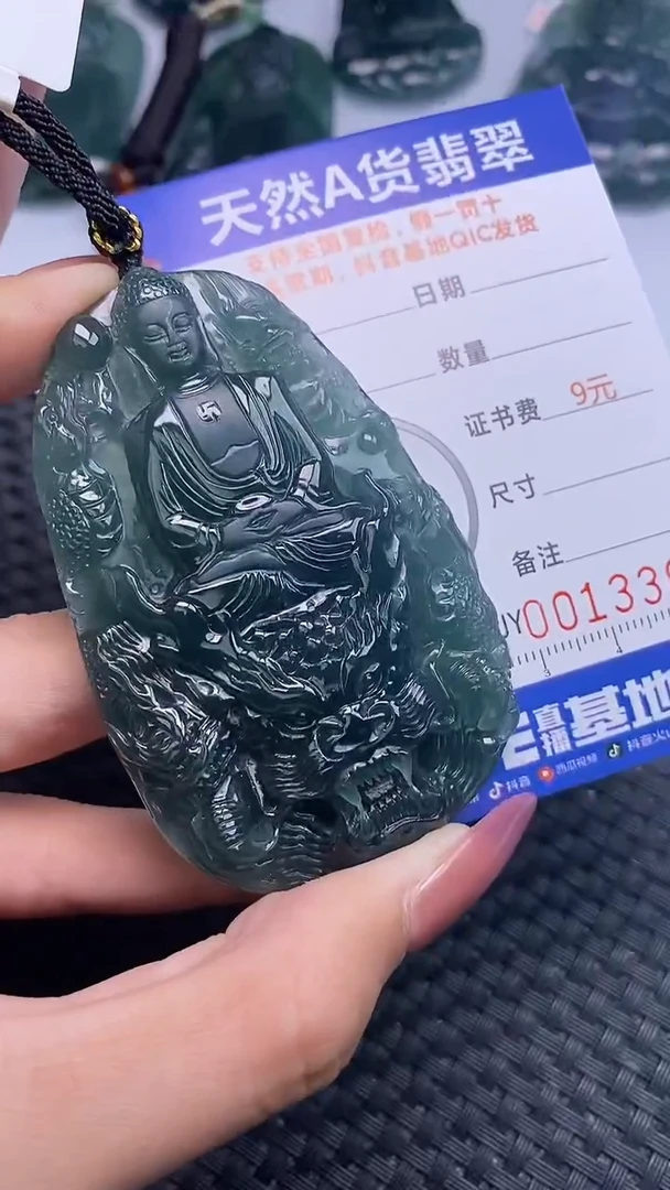 翡翠未镶嵌颈饰    3393