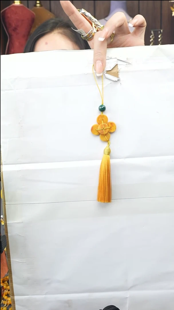 琥珀颈饰未镶嵌多样性发一