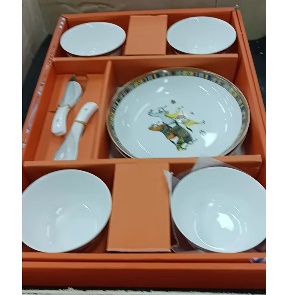 兔哥专属 碗碟勺餐具套装
