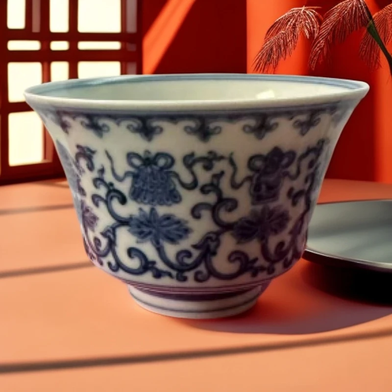 C00797 清八宝青花主人杯