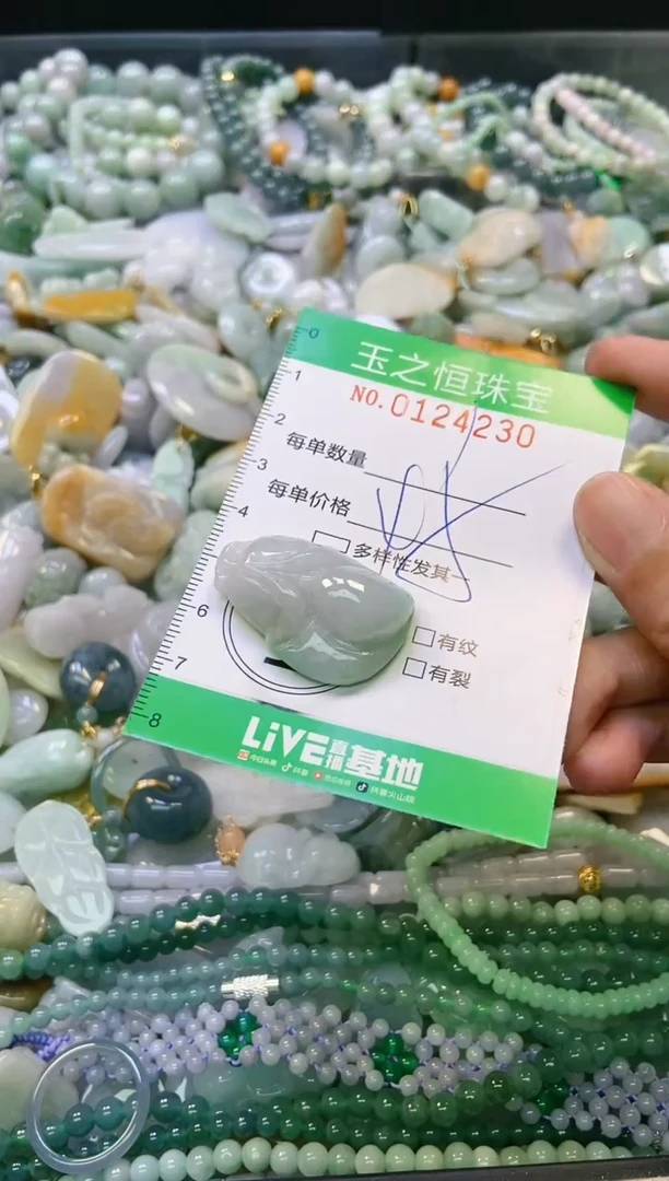 翡翠未镶嵌颈饰闪购0124230