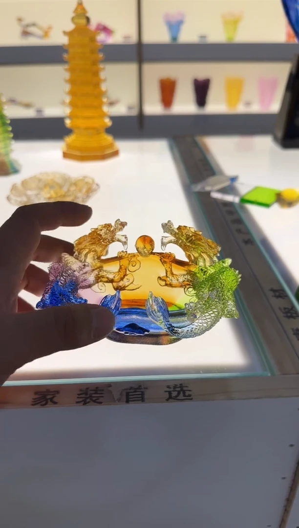 手工艺品琉璃聚宝盆