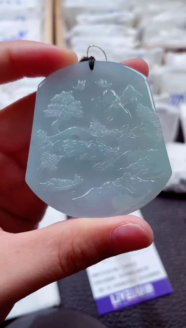 翡翠未镶嵌颈饰00005685