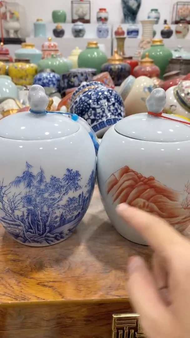 摆件茶叶罐密封罐储存罐