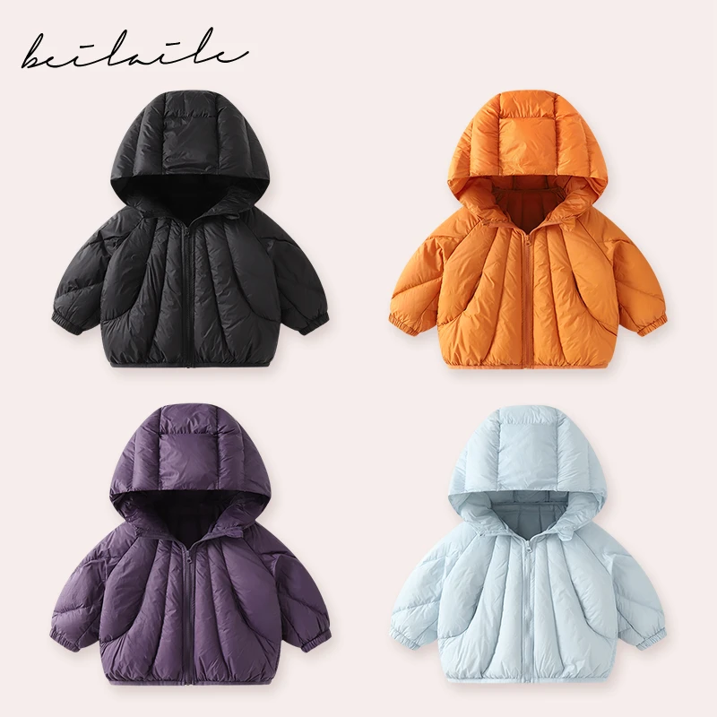 【三防带帽轻薄羽绒 小乐妈】婴儿衣服羽绒服外套白鸭绒冬季保暖J21