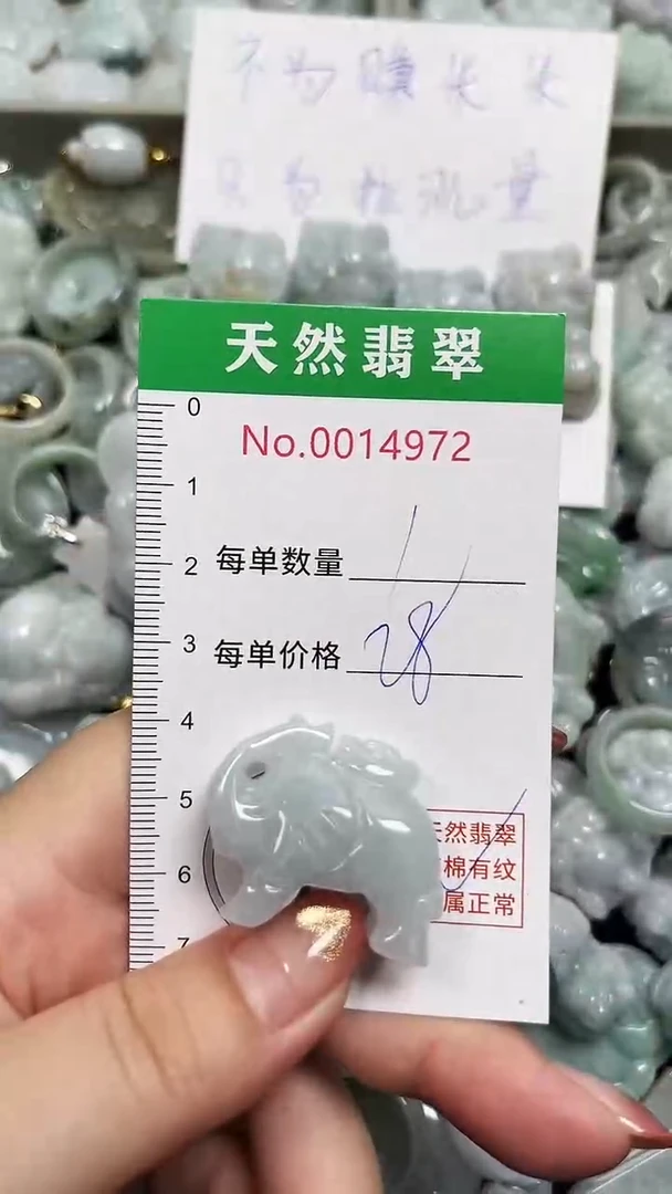 翡翠未镶嵌吊坠(不含链)4972