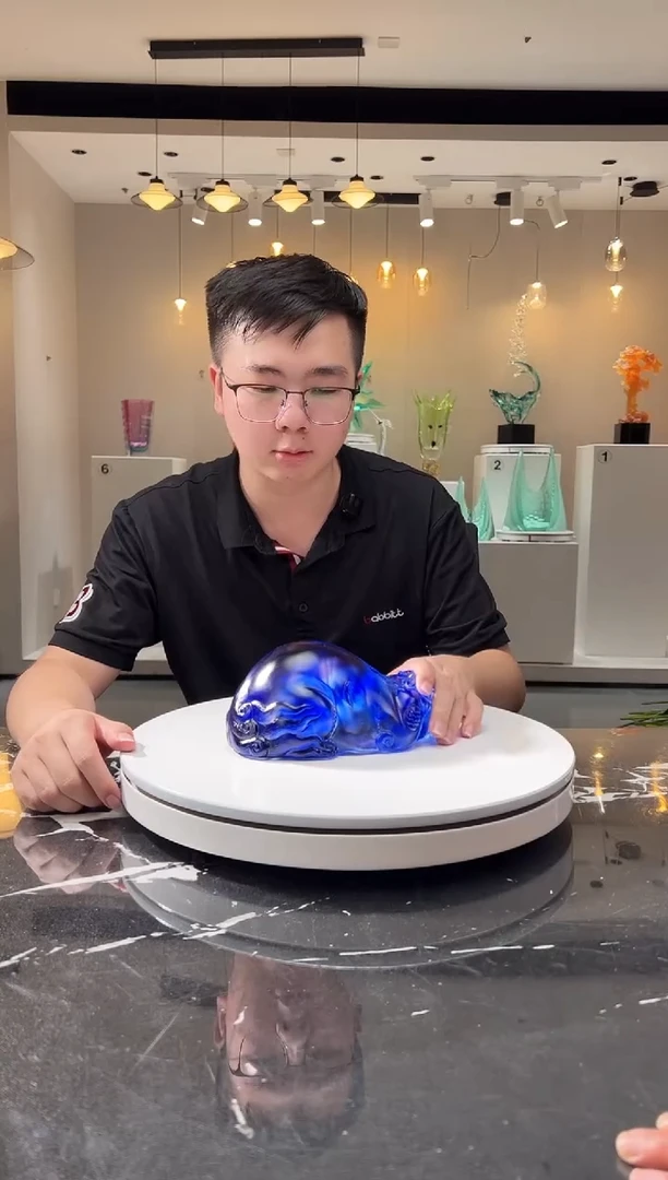 摆件巴比特美学 蓝色趴睡貔貅
