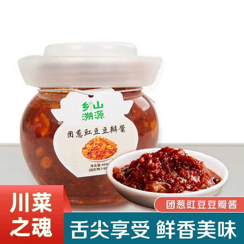 四川农家传统自制豆瓣酱辣椒酱拌饭拌面调味酱下饭菜蘸料调味佐料
