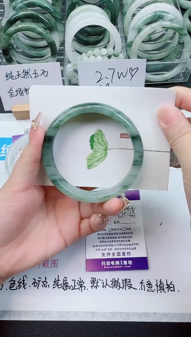 【闪购商品】石英质玉手镯未镶嵌289号/64-65圈