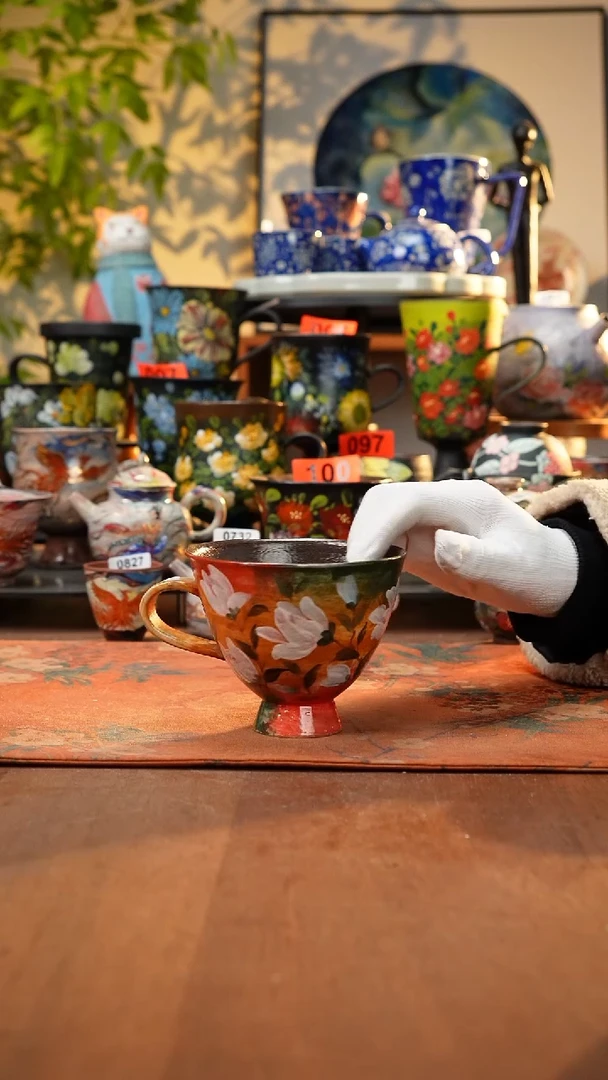 瓷片景德镇手工手绘324