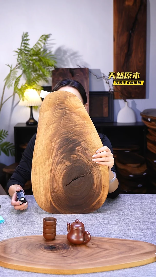 木北美黑胡桃原木.干裂疤结不属于商品质量问题完美主义者慎拍
