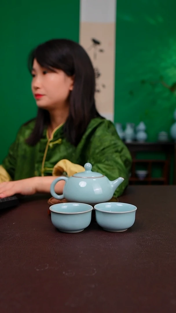 天青臻稀小石瓢壶不完美 一壶两杯