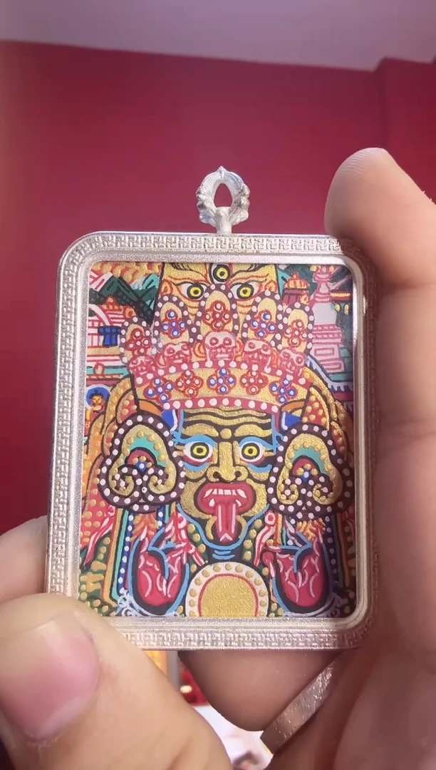 吊坠扎老师-热贡纯手绘唐卡