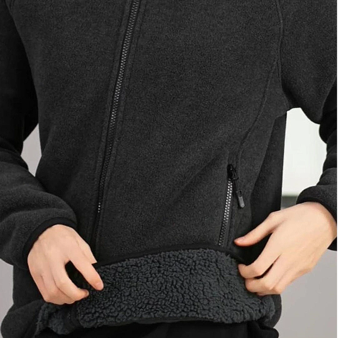 2025冬季双重保暖户外加厚时尚连帽宽松情侣外套运动休闲