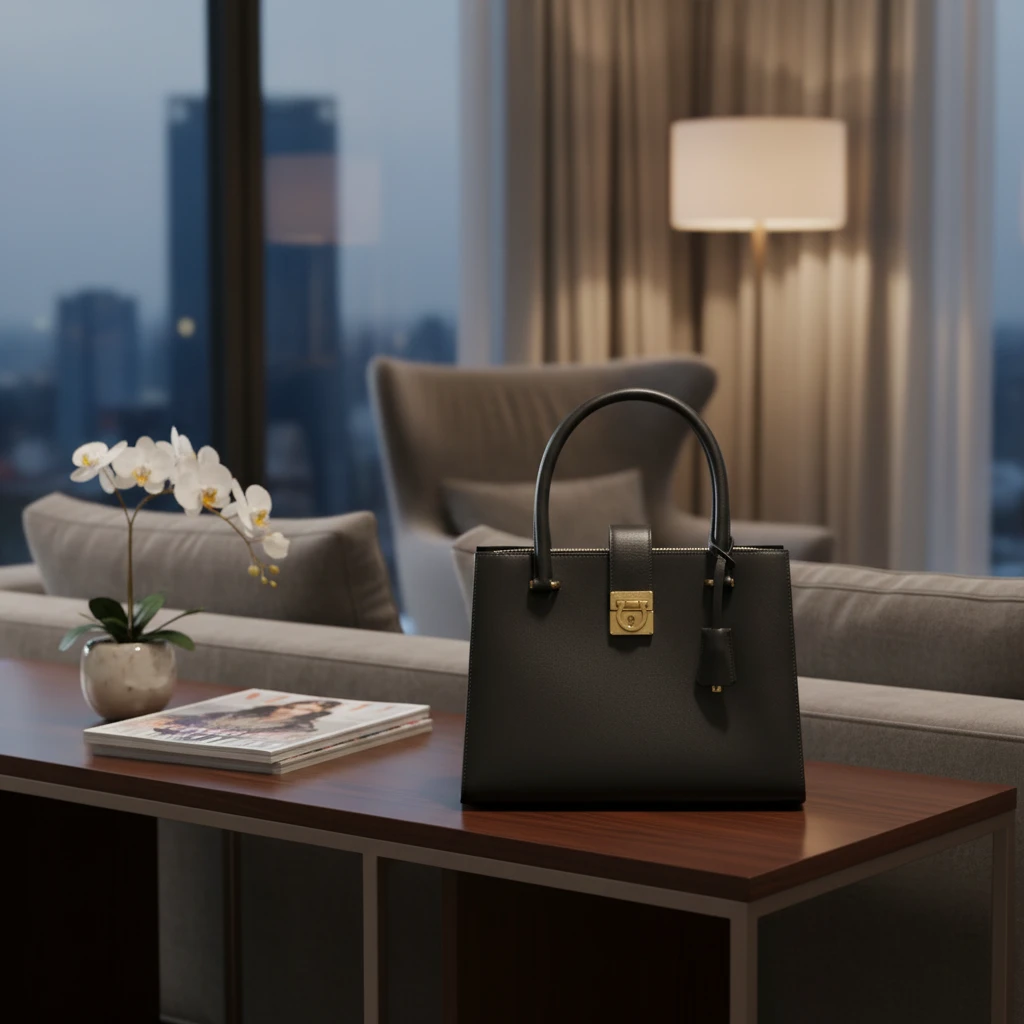 95新 FERRAGAMO/菲拉格慕  黑色手提包  1830 0183