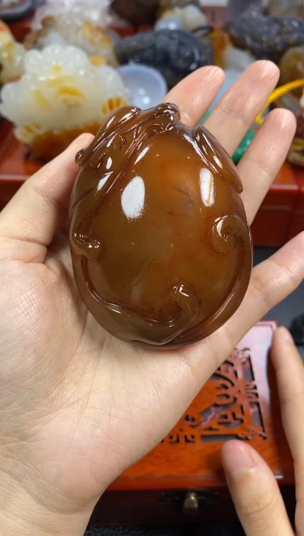 未镶嵌手把玛瑙/玉髓青*子1