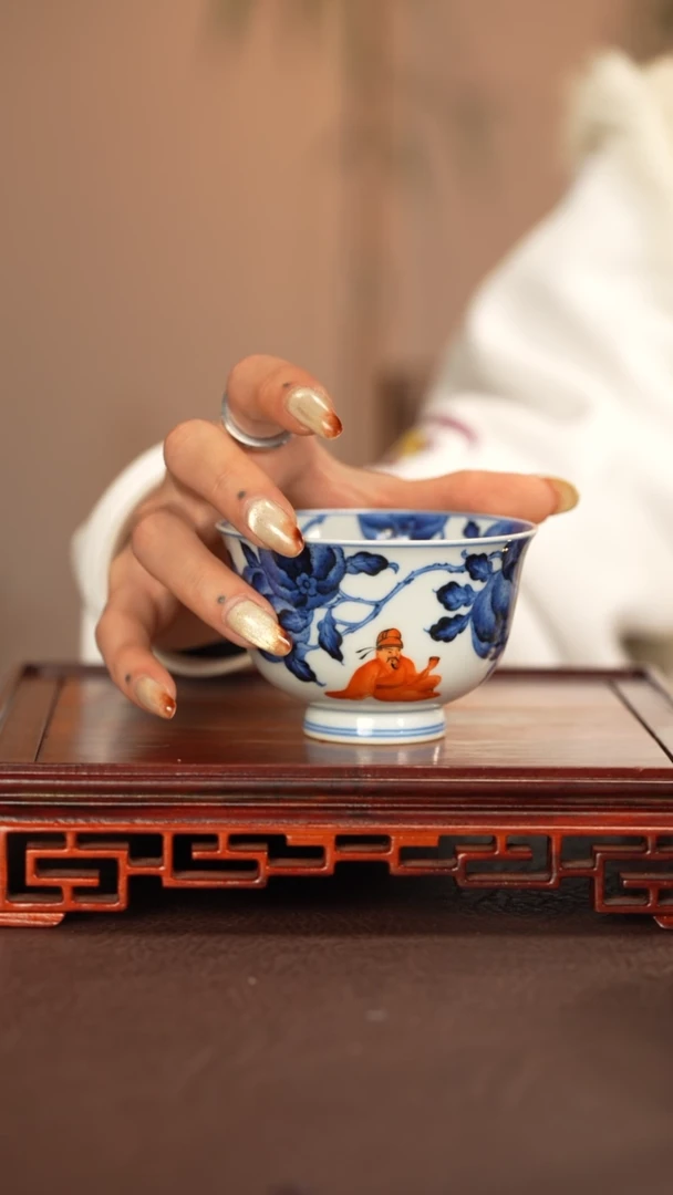 【闪购商品】杯子永明尚玩景德镇手工手绘陶瓷