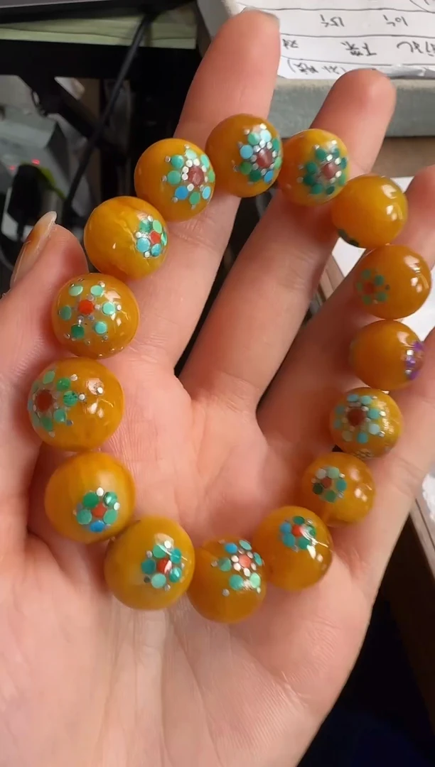 未镶嵌颈饰蜜蜡4343天然蜜蜡珠宝奇石假一罚十