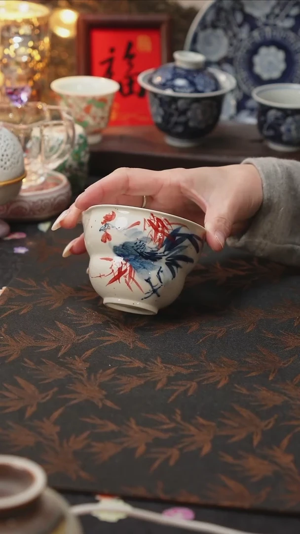 杯m***2景德镇陶瓷杯碗柴烧多人