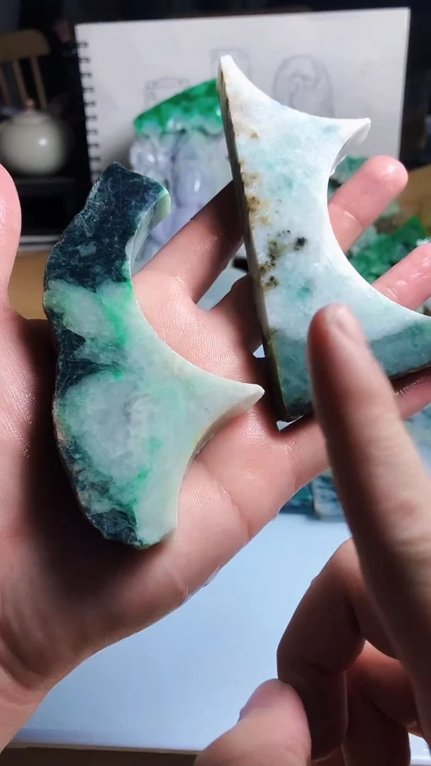 翡翠未镶嵌颈饰A货翡翠