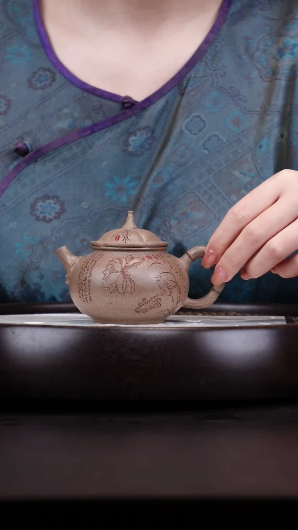 茶壶紫砂悦茗壶紫砂壶            61 老青段