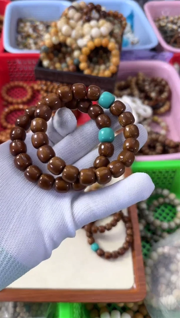 【闪购商品】白玉菩提手串12紫金鼠