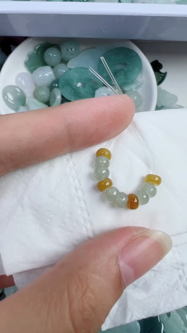 散珠翡翠733号链接，A货翡翠