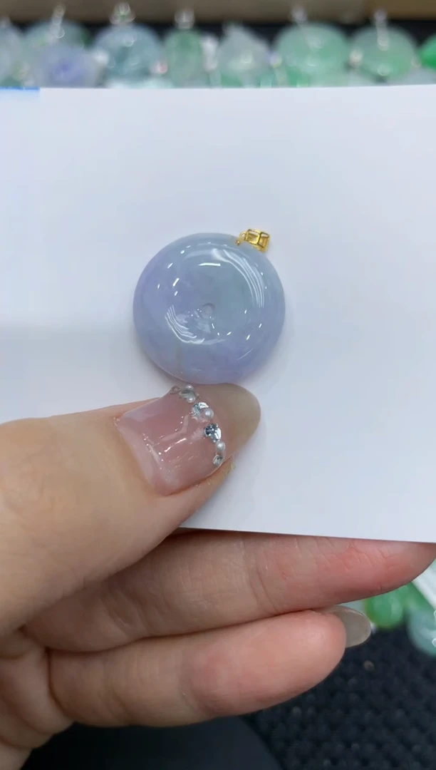 【闪购商品】翡翠颈饰18K金镶嵌 222222222