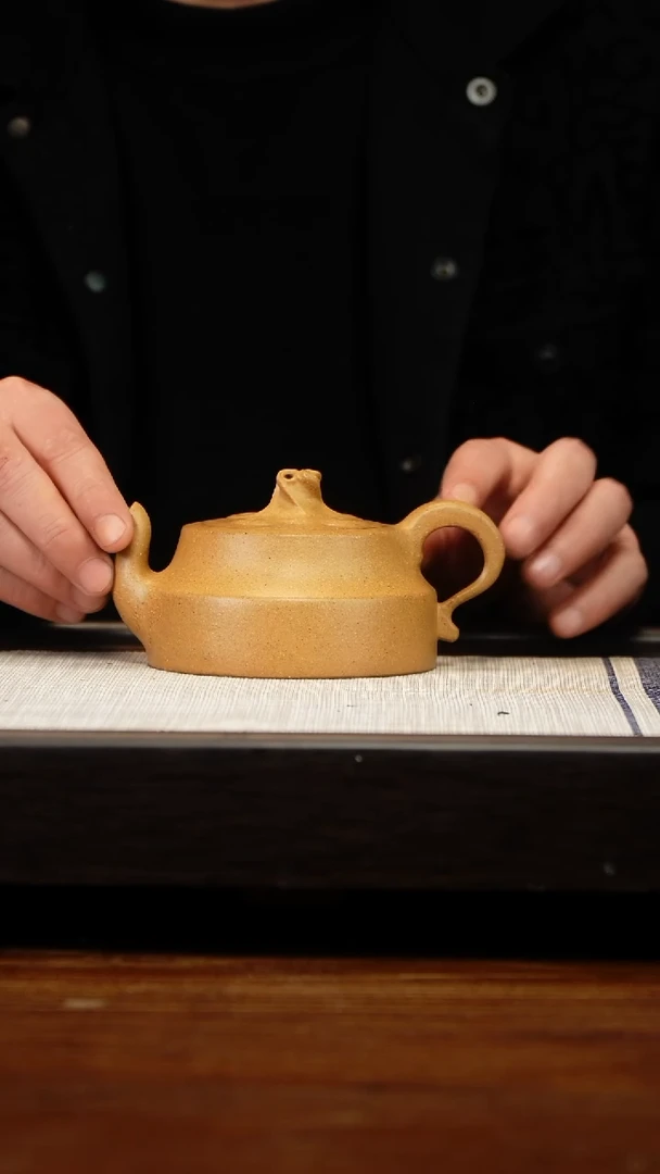茶壶紫砂從*微瑕黄金段百川