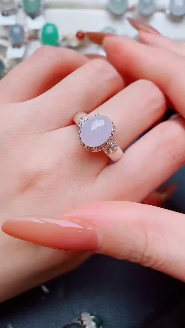 未镶嵌戒指翡翠...