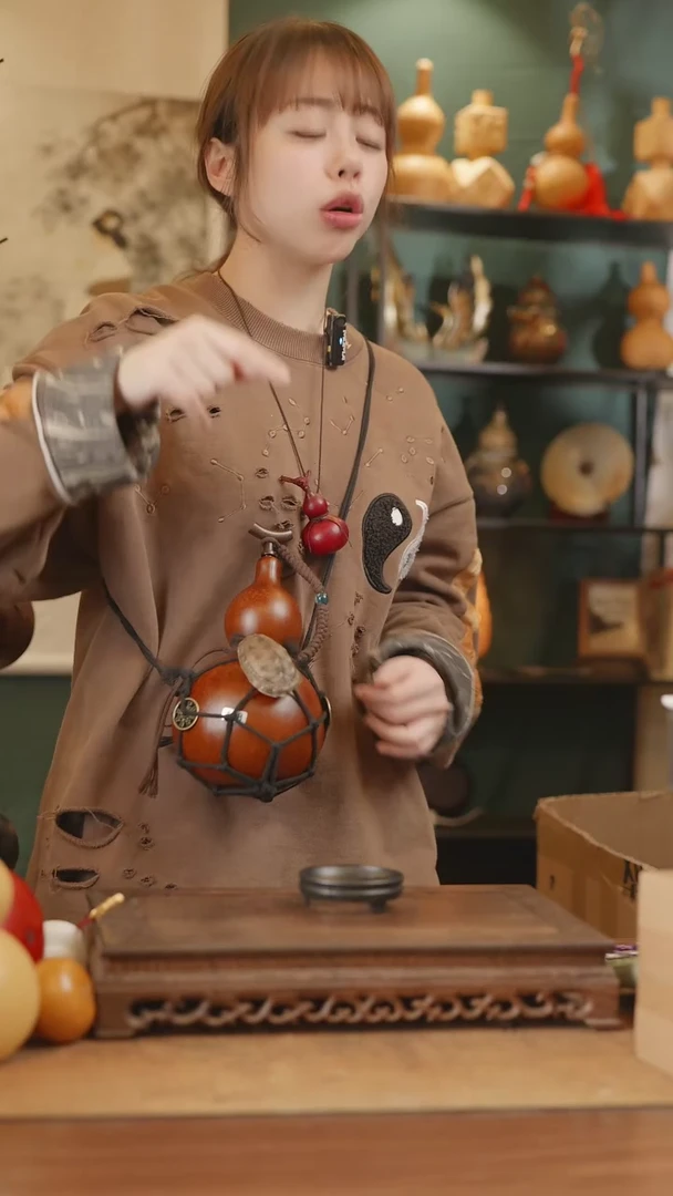 【闪购商品】240号精品天然大漆工艺防渗内胆酒葫芦~